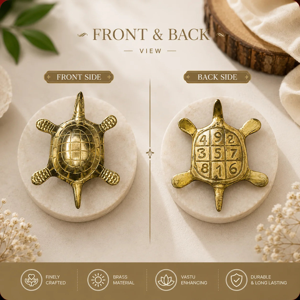 Brass Vastu Tortoise (Kachhua)