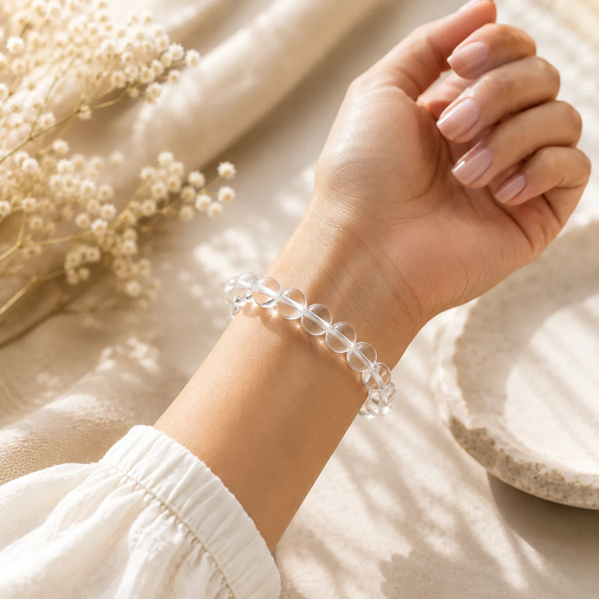 Sphatik Bracelet (Quartz Crystal Bracelet)