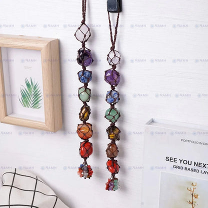 7 Chakra Tumbled Hanging