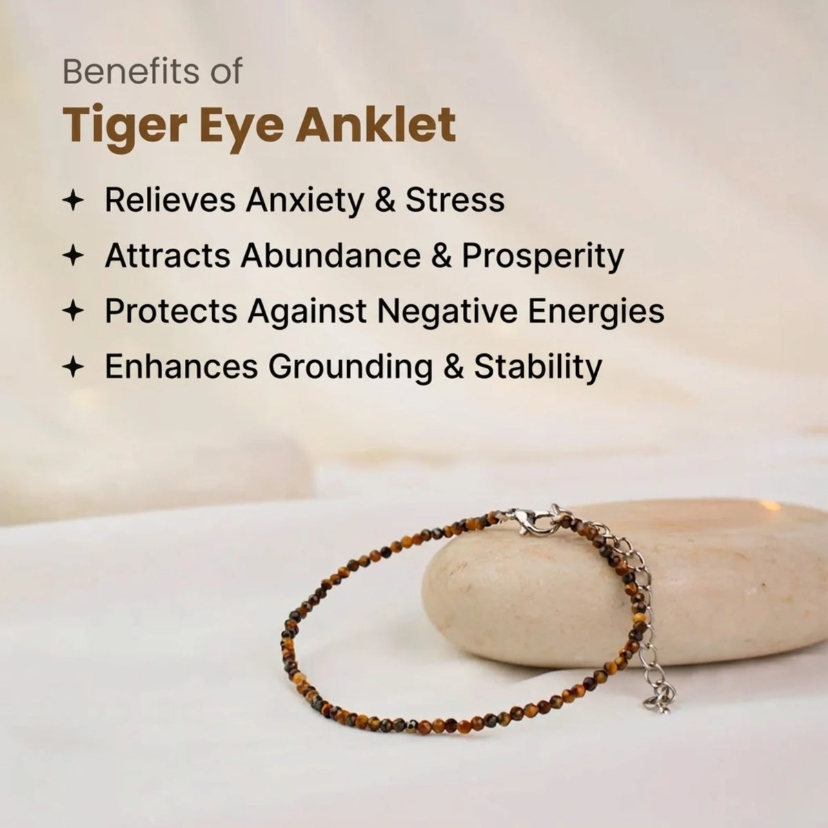 Tiger Eye Anklet