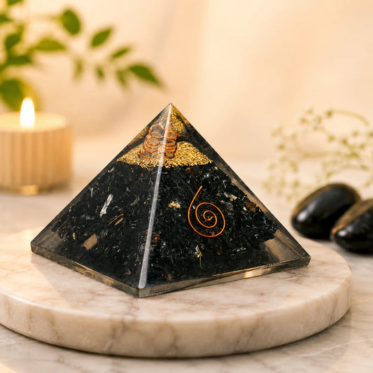 Black Obsidian Pyramid