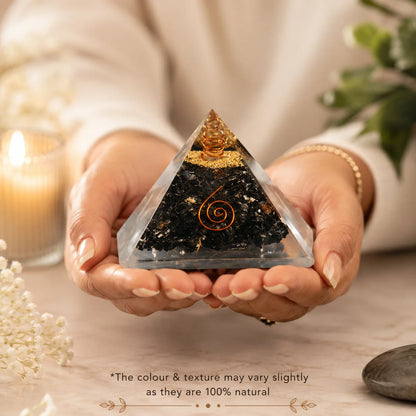 Black Obsidian Pyramid