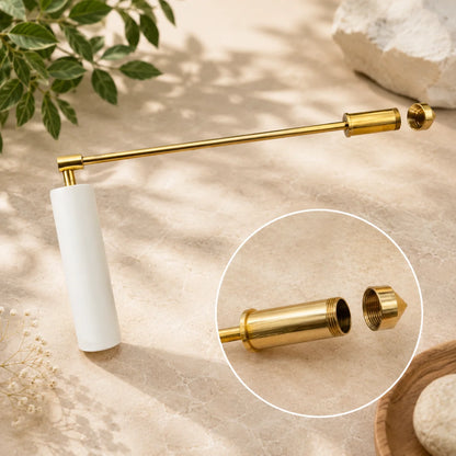 Brass Dowsing Rods Pair with Plastic Handle