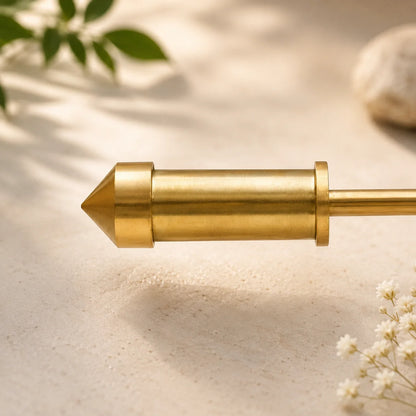 Brass Dowsing Rods Pair with Plastic Handle