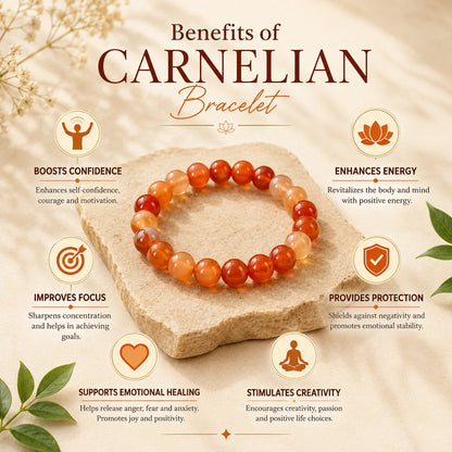 Carnelian Bracelet for Confidence