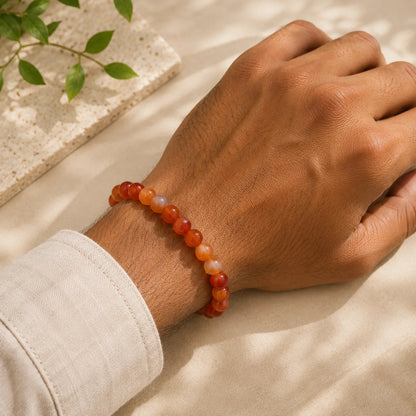 Carnelian Bracelet for Confidence
