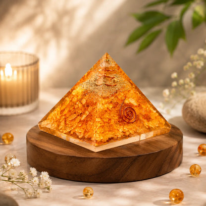 Citrine Pyramid (Vyapar Vridhi Pyramid)