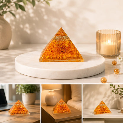 Citrine Pyramid (Vyapar Vridhi Pyramid)