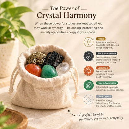 Everyday Protection & Prosperity Crystal Pouch