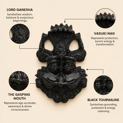 Kirtimukha Black Tourmaline Protection Kavach