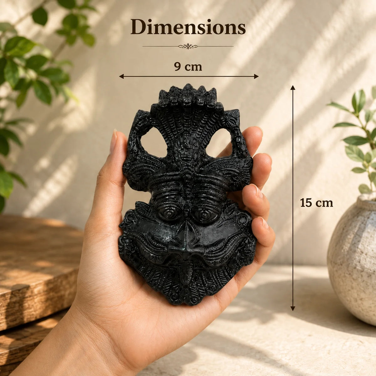 Kirtimukha Black Tourmaline Protection Kavach