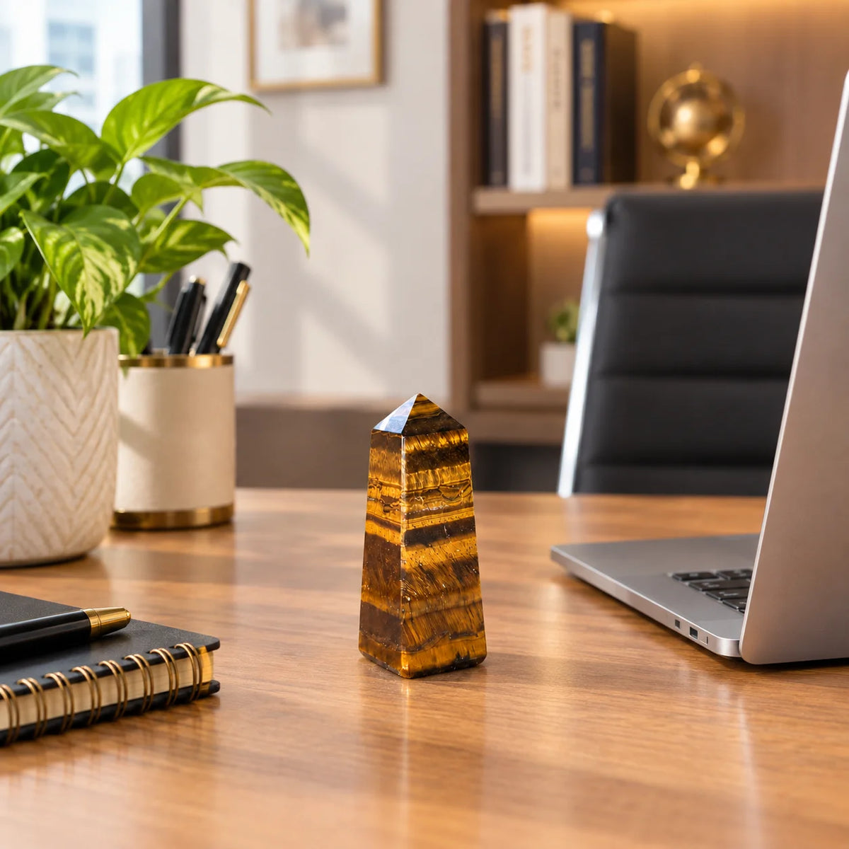 Natural Tiger Eye Tower