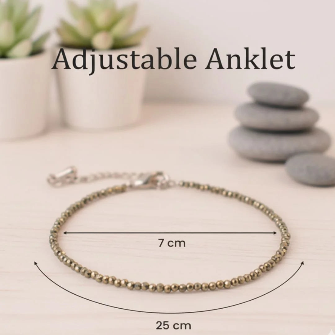 Pyrite Anklet