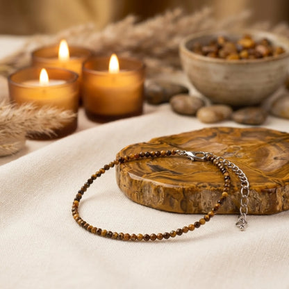 Tiger Eye Anklet