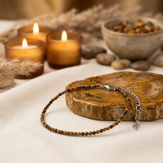 Tiger Eye Anklet
