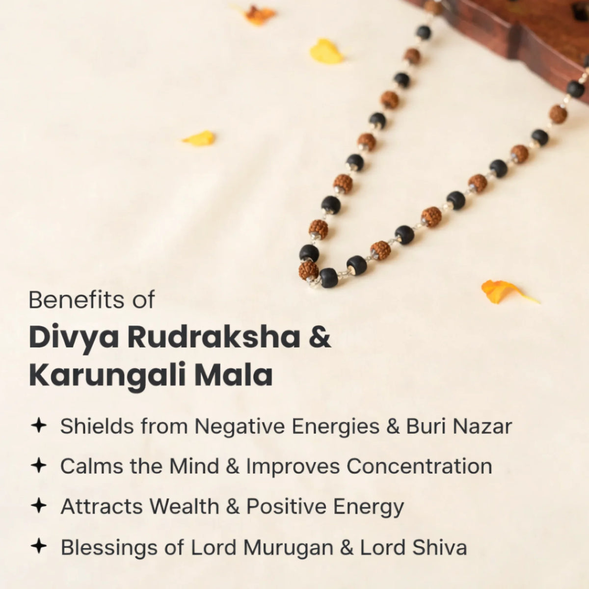 Divya Rudraksha & Karungali Mala