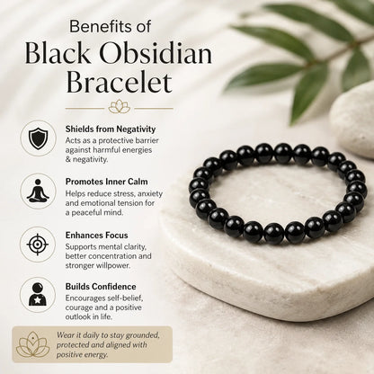 Black Obsidian Bracelet
