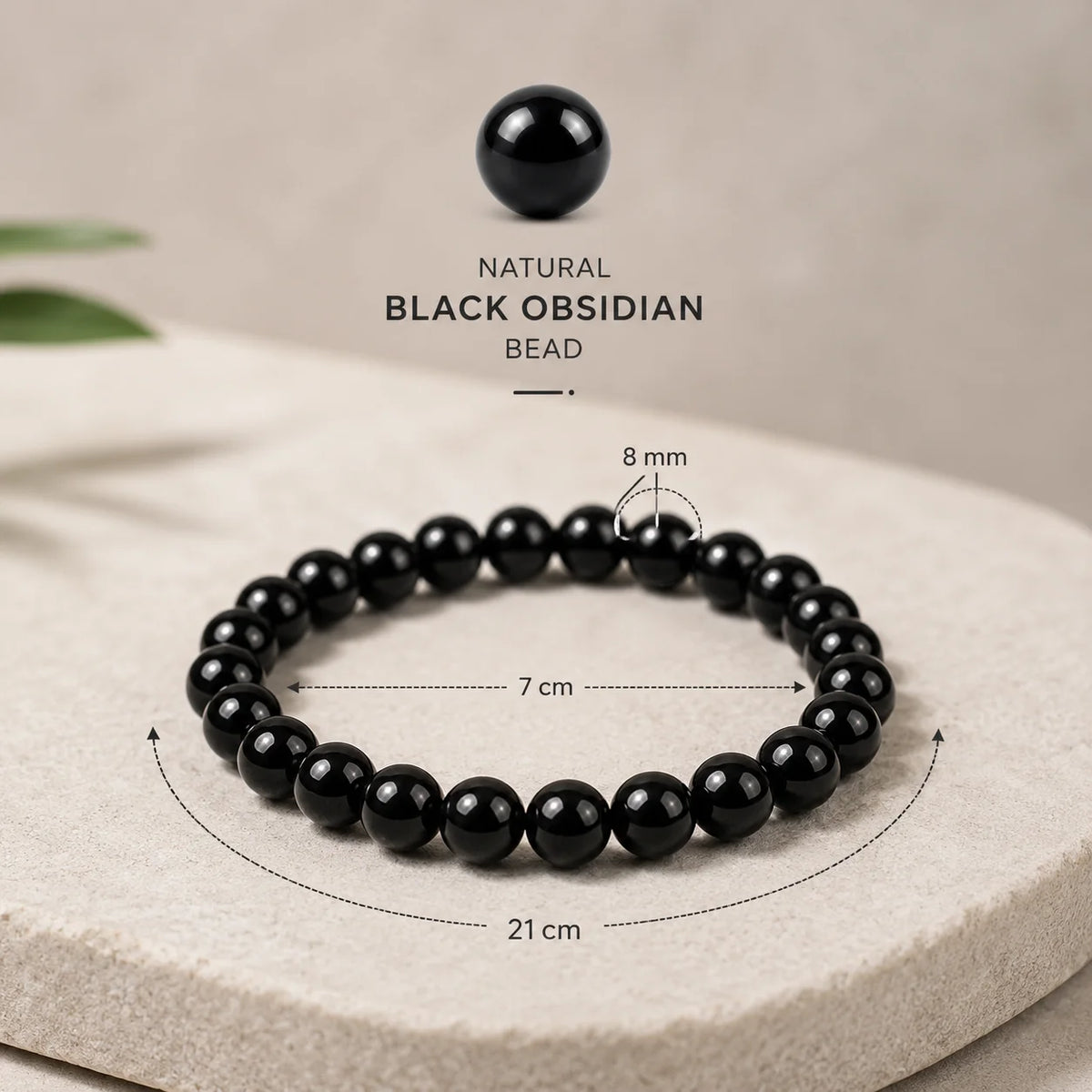 Black Obsidian Bracelet