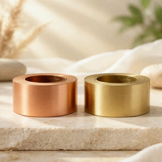Vastu Copper & Brass Strip Combo