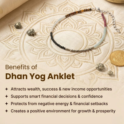 Dhanyog Anklet – Money Magnet Anklet for Wealth, Prosperity & Financial Growth