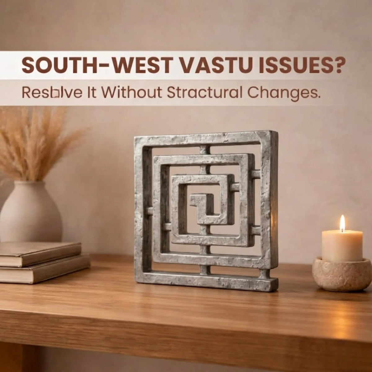 Lead Helix Vastu Remedy for South West Defects | SW Entrance, Toilet, Kitchen Correction