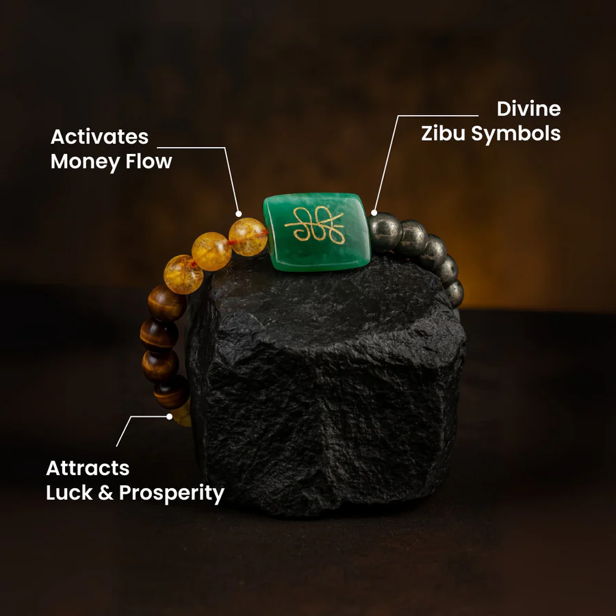 Money Magnet Bracelet with Zibu Coin