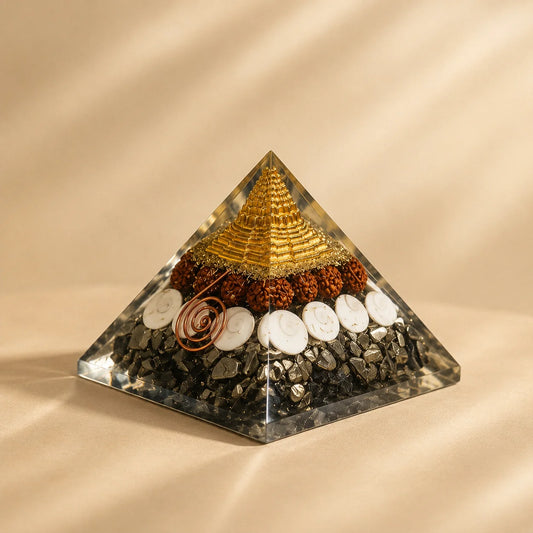 Money Magnet Pyrite Pyramid