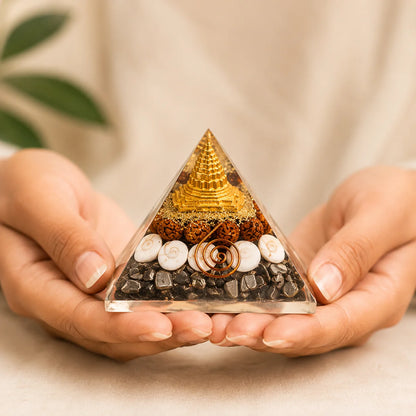 Money Magnet Pyrite Pyramid
