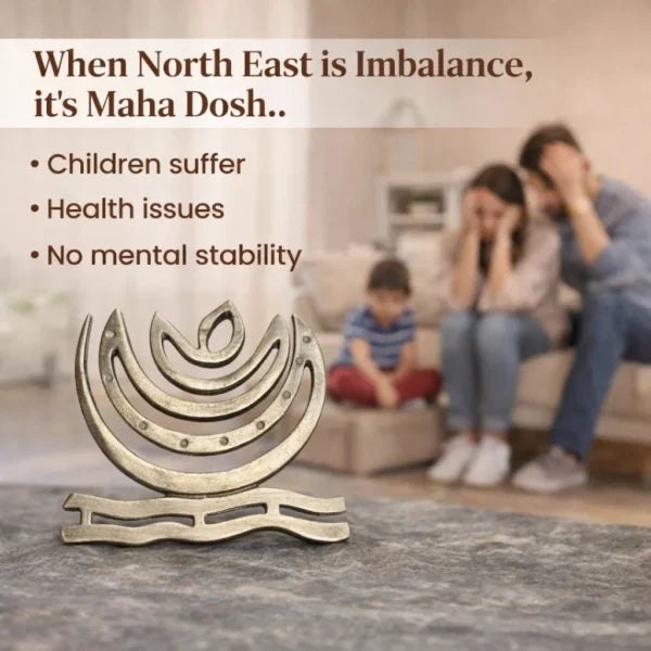 Zinc Helix Vastu Remedy for North East Defects (4 Inch)