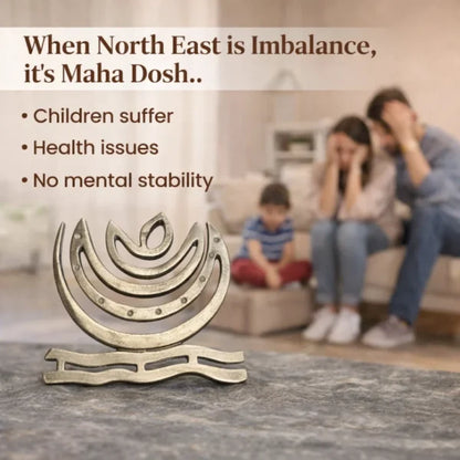 Zinc Helix Vastu Remedy for North East Defects (4 Inch)