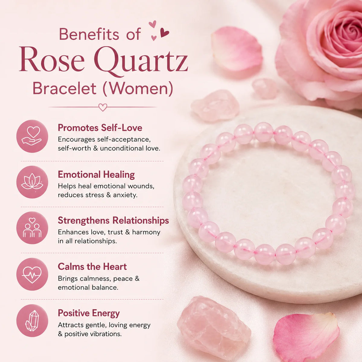 Rose Quartz Bracelet