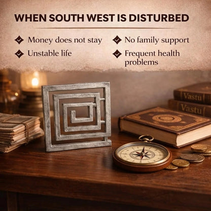 Lead Helix Vastu Remedy for South West Defects | SW Entrance, Toilet, Kitchen Correction